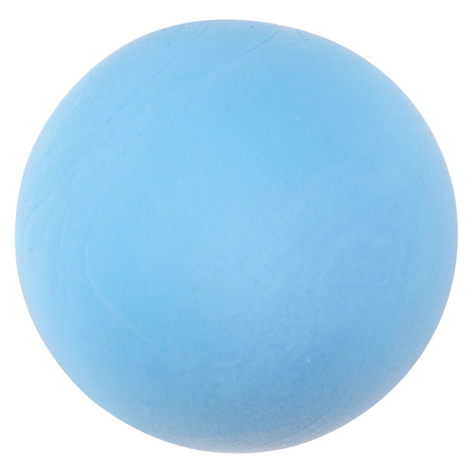 Close up studio image of a smooth ball of light blue CreativeClay against a plain background. The image emphasises the clay's vibrant colour, pliable consistency and lightweight air drying properties.