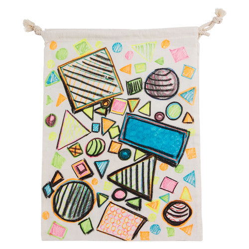 Creative School Supply Calico Library Bags 33 x 44cm Pack of 10 - image 3