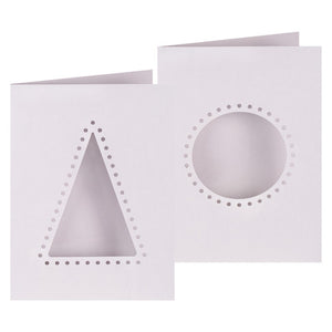 Creative School Supply Christmas Cut-Out Threading Cards Pack of 10 - image 1
