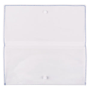 Creative School Supply Clear Wallets with Press Studs Pack of 5 - image 1