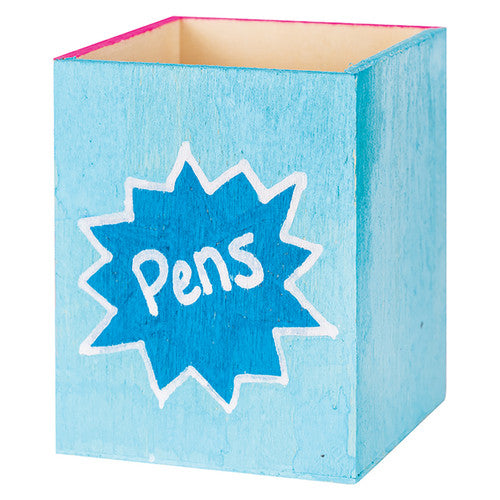 Creative School Supply Pencil Holder Square - image 4