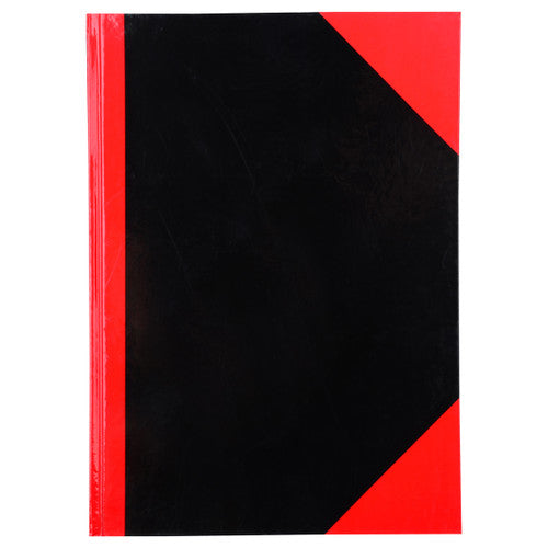 Cumberland Black and Red Notebook Gloss Cover A4 150 Leaf - image 1