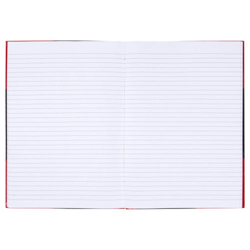 Cumberland Black and Red Notebook Gloss Cover A4 150 Leaf - image 2