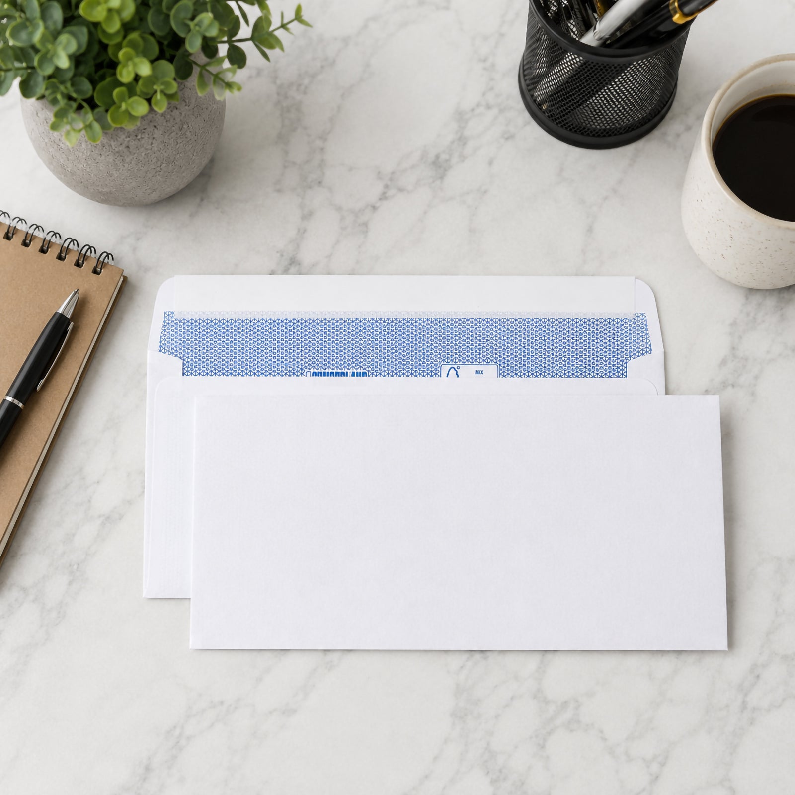 Cumberland DLX White Laser Strip Seal Security Envelopes Box 500 - image 3