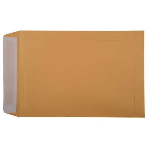 Cumberland 607322 B5 gold strip seal envelope detail showing gold tone at 250 x 176mm for A5 mailing using traditional Australian business colour