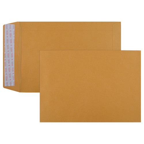 Cumberland 606322 C5 gold strip seal pocket envelope 229 x 162mm hero view for A5 documents and folded A4 in traditional Australian gold