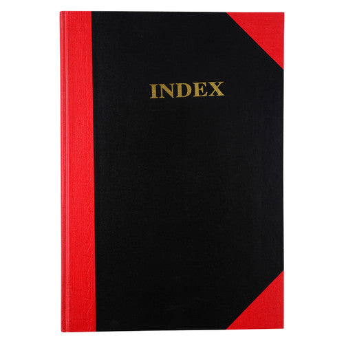 Cumberland Red and Black Notebook Original A4 100 Leaf Indexed Ruled Box of 3 - image 1