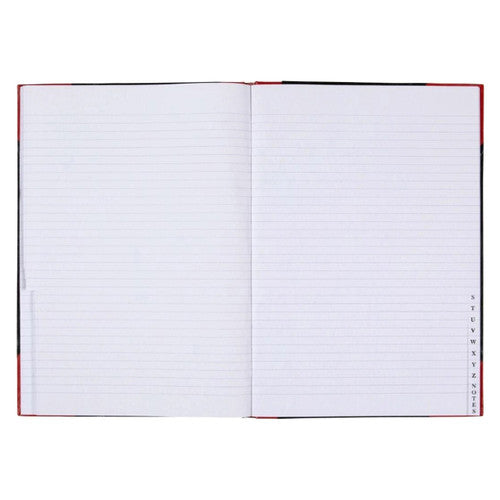 Cumberland Red and Black Notebook Original A4 100 Leaf Indexed Ruled Box of 3 - image 2