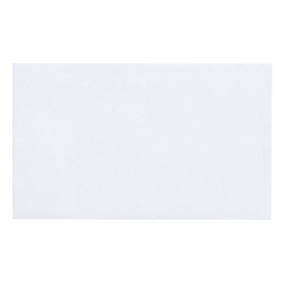 Cumberland 623004 plain white 11B envelope, 90 x 145mm, photographed face on with a clean front ready for an address