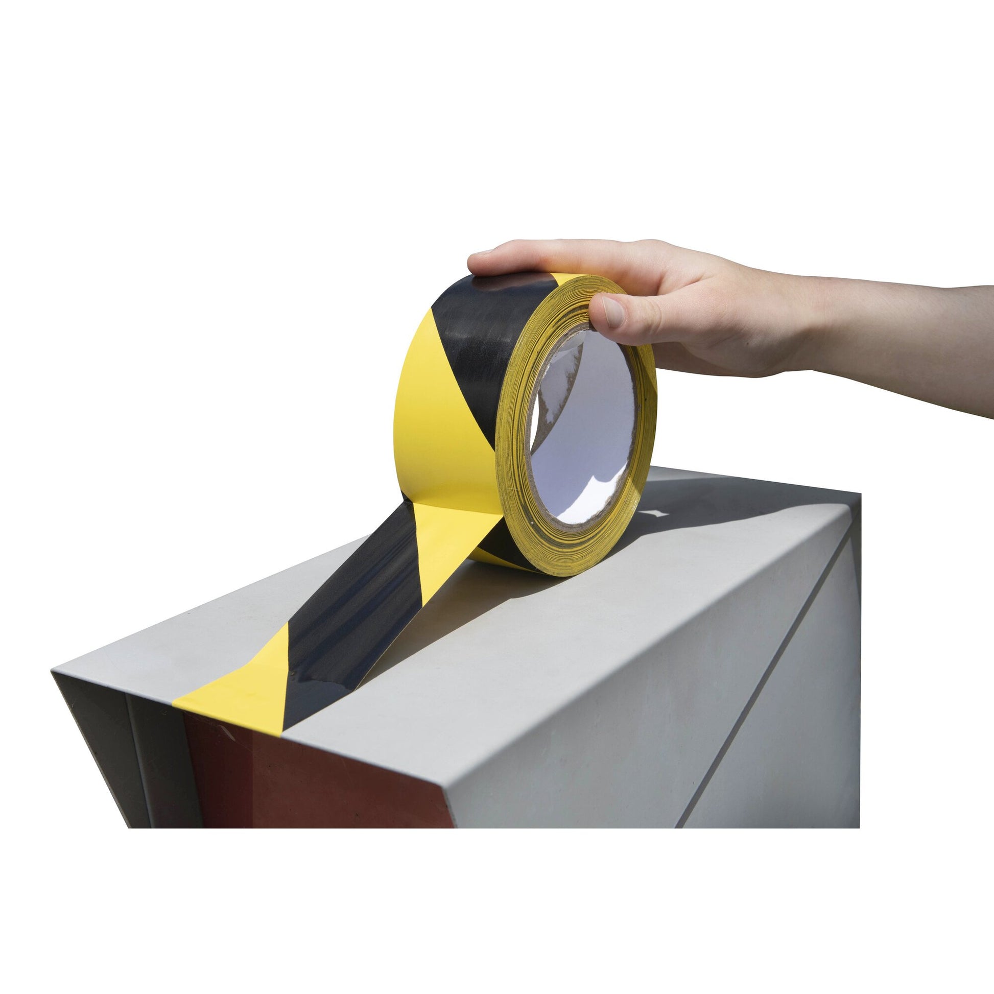 Cumberland Warning Tape 48mm x 45m Black and Yellow-2