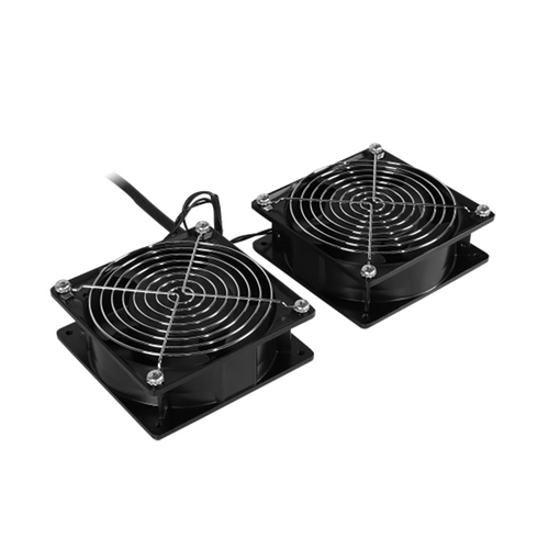 CyberPower 2 Fan Rack Enclosure Roof Mounted