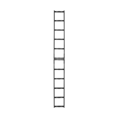 CyberPower CRA30008 Cable Ladder Manager in black cold rolled steel with two-section split design