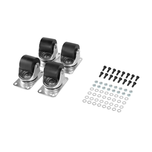 CyberPower DSCRA60002 pack of 4 black rack castors with installation hardware