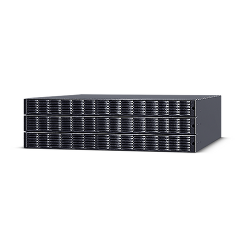 CyberPower DSBPS240V7ART3U Extended Battery Module front view showing 3U rackmount black metal enclosure