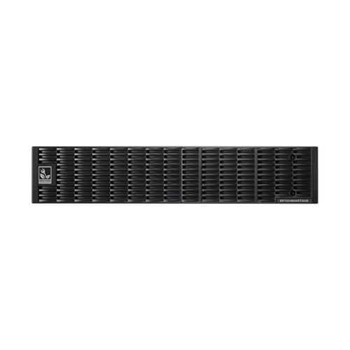 CyberPower 72VDC EBM rack-mounted configuration showing DC connectors