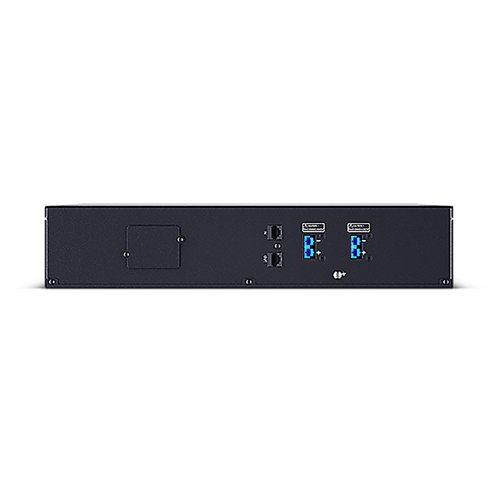 CyberPower BPSE24V40ART2U battery module installed in server rack tower configuration