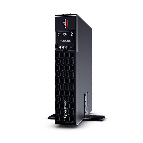 CyberPower 1500VA smart UPS installed in a server rack enclosure