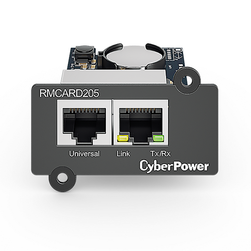 CyberPower RMCARD205 card installed in a compatible UPS network slot