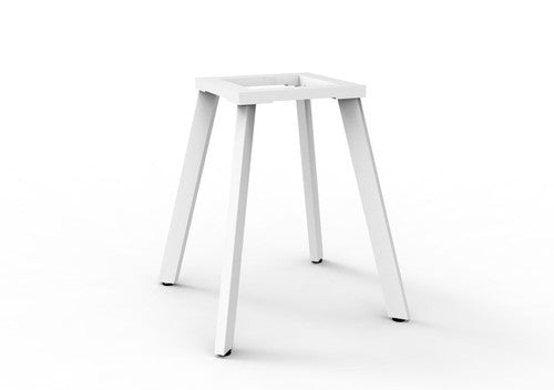 Rapidline Frame Only White Satin for Eternity Round Meeting Table