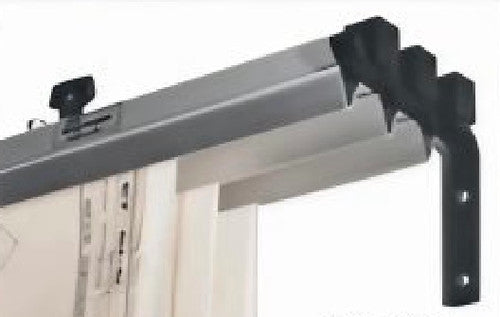 Arnos D090 Hang-A-Plan Drop Mount Wall Mount Bracket Pair In Black
