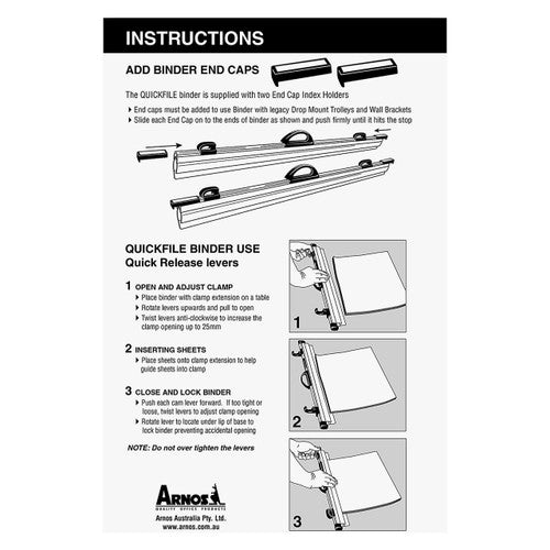 Quickfile Binder A0 Black