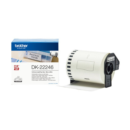 Brother DK22246 Label Roll 103mm x 3048m White