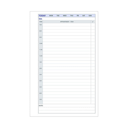 Collins Debden DK1015 Dayplanner Desk Size Daily Non-Dated Refill