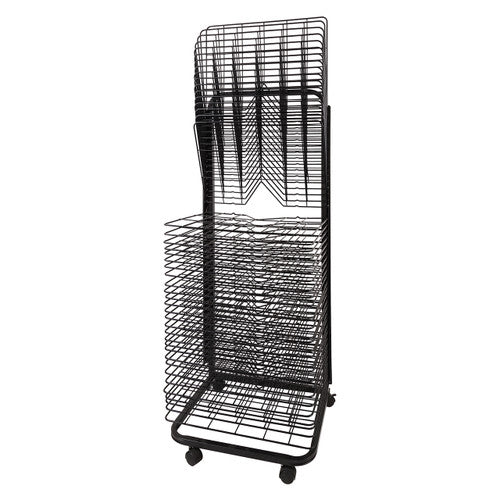 Creative School Supply Art Rack 45 Shelves Spring Loaded