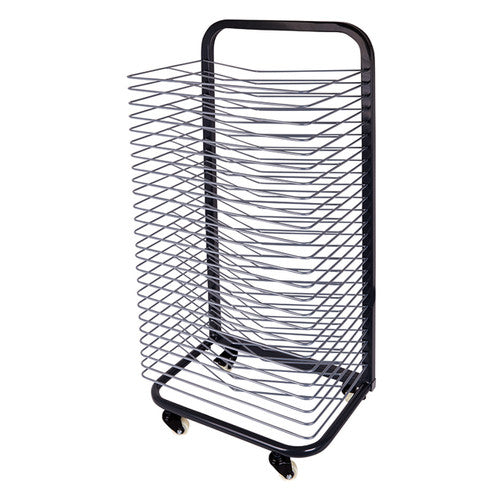 Creative School Supply Mobile Drying Rack 25 Shelf