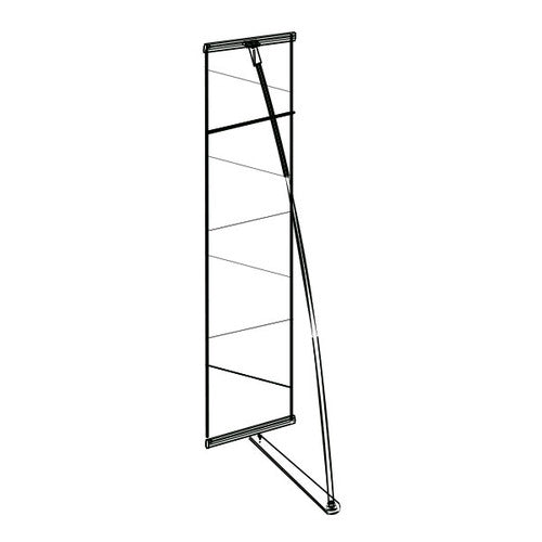 Deflecto Portable Mesh Exhibition Stand 4 Pocket A4