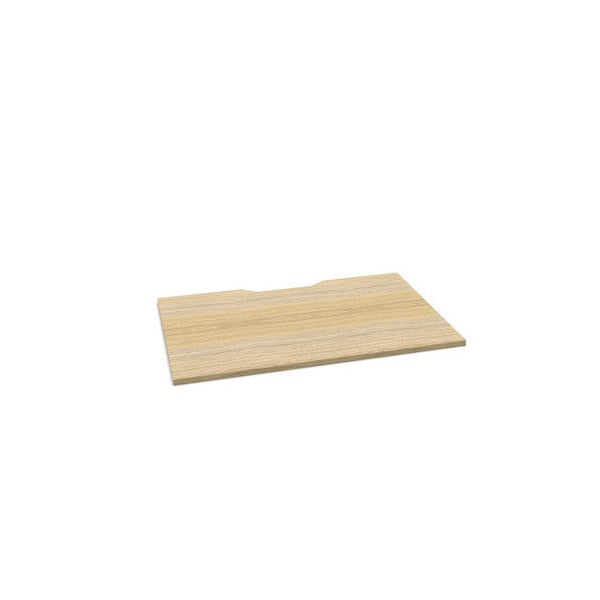 Rapidline Scalloped Table Top 1200 x 750 x 25mm Only Natural Oak