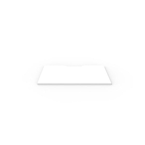 Rapidline Scalloped Table Top 1200 x 750 x 25mm Only Natural White