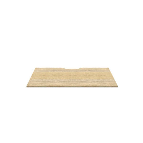 Rapidline Scalloped Table Top 1500 x 750 x 25mm Only Natural Oak