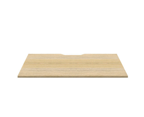 Rapidline Scalloped Table Top 1500 x 750 x 25mm Only Natural Oak