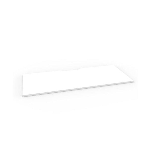 Rapidline Scalloped Table Top 1800 x 750 x 25mm Only Natural White