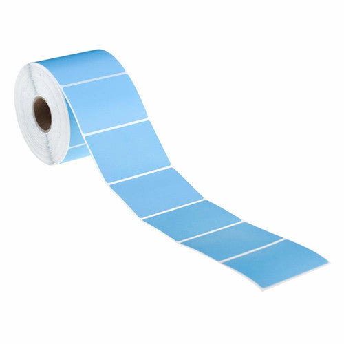 Bala Direct Thermal Labels Permanent Adhesive Perforated 100 x 175mm Blue Roll of 1000