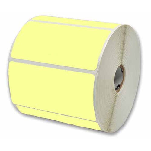 Bala Direct Thermal Labels Permanent Adhesive Perforated 100 x 175mm Yellow Roll of 1000