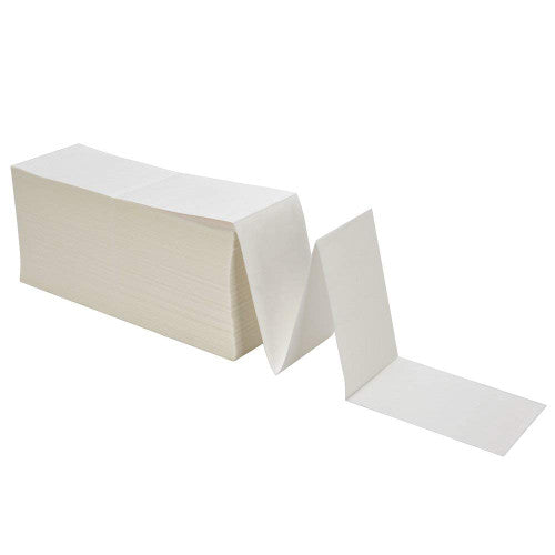 Bala Direct Thermal Labels White 100 x 150mm Fanfold Perforated Pack of 1500