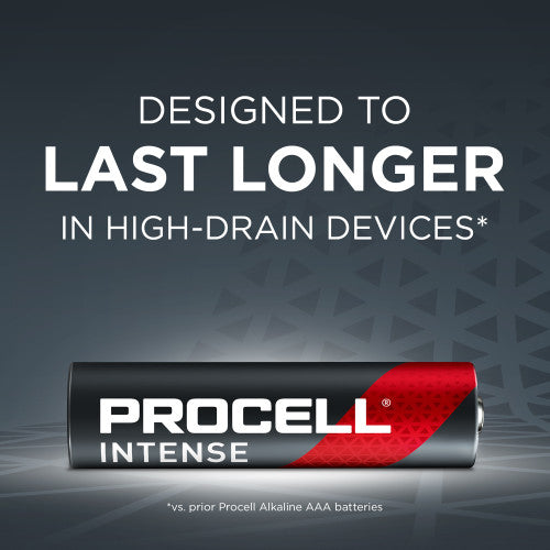 Procell Intense Power Alkaline AAA 1.5V Battery Pack of 24