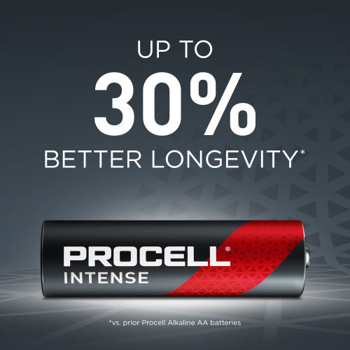 Procell Intense Power Alkaline AA 1.5V Battery Pack of 24