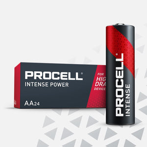 Procell Intense Power Alkaline AA 1.5V Battery Pack of 24