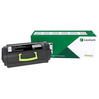 Lexmark 58D6000 Black Toner Cartridge 7500 Pages