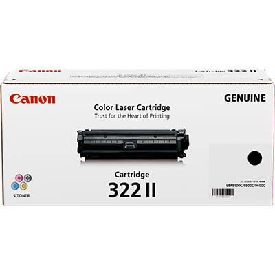 Canon CART322BKII Toner Cartridge High Yield 13000 Pages Black