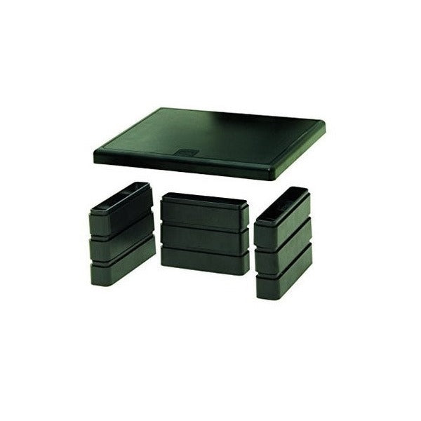 Dac MP107 monitor riser platform surface dimensions top-down view