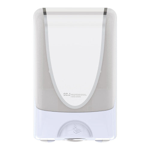 Deb Stoko TouchFree Ultra 1.2L touch-free foam dispenser in white, suitable for wall mounting in washrooms and office areas