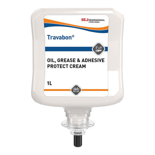 Deb Stoko Travabon Oil Grease and Adhesive Protect Cream 1L - Pack of 6 units