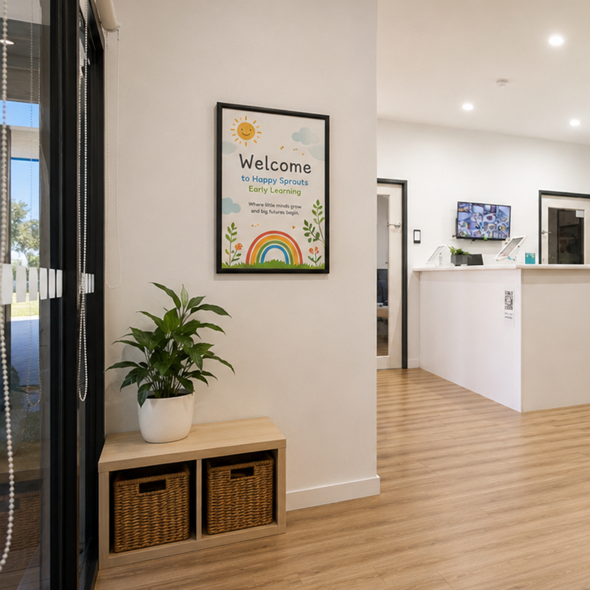 Deflecto Black Aluminium Snap Frame A3 25mm lifestyle display