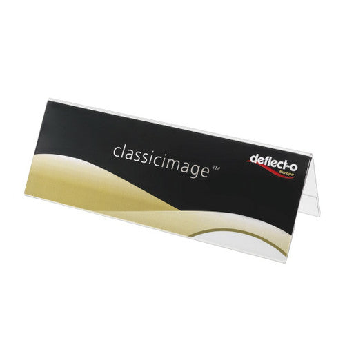Deflecto Desk Tent Style Sign Holder A4 Landscape - image 2