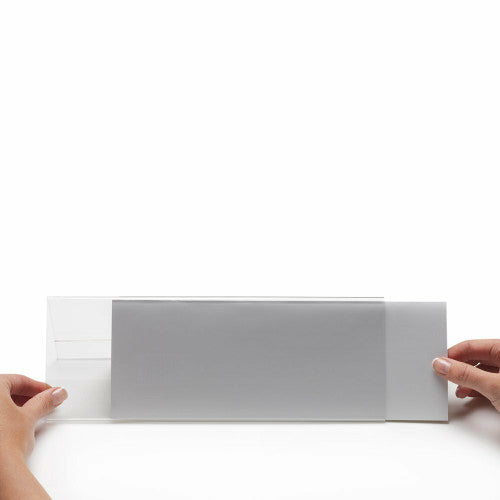 Deflecto Desk Tent Style Sign Holder A4 Landscape - image 5