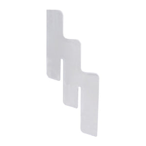 Deflecto DL brochure holder divider inserts, pack of 100, front view